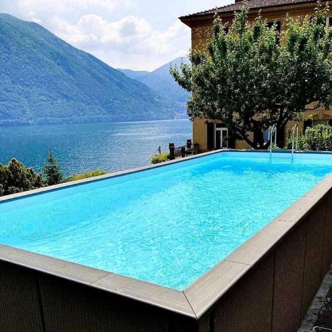 Villa Peroni Lake Como Classic With Swimming Pool Argegno Eksteriør billede